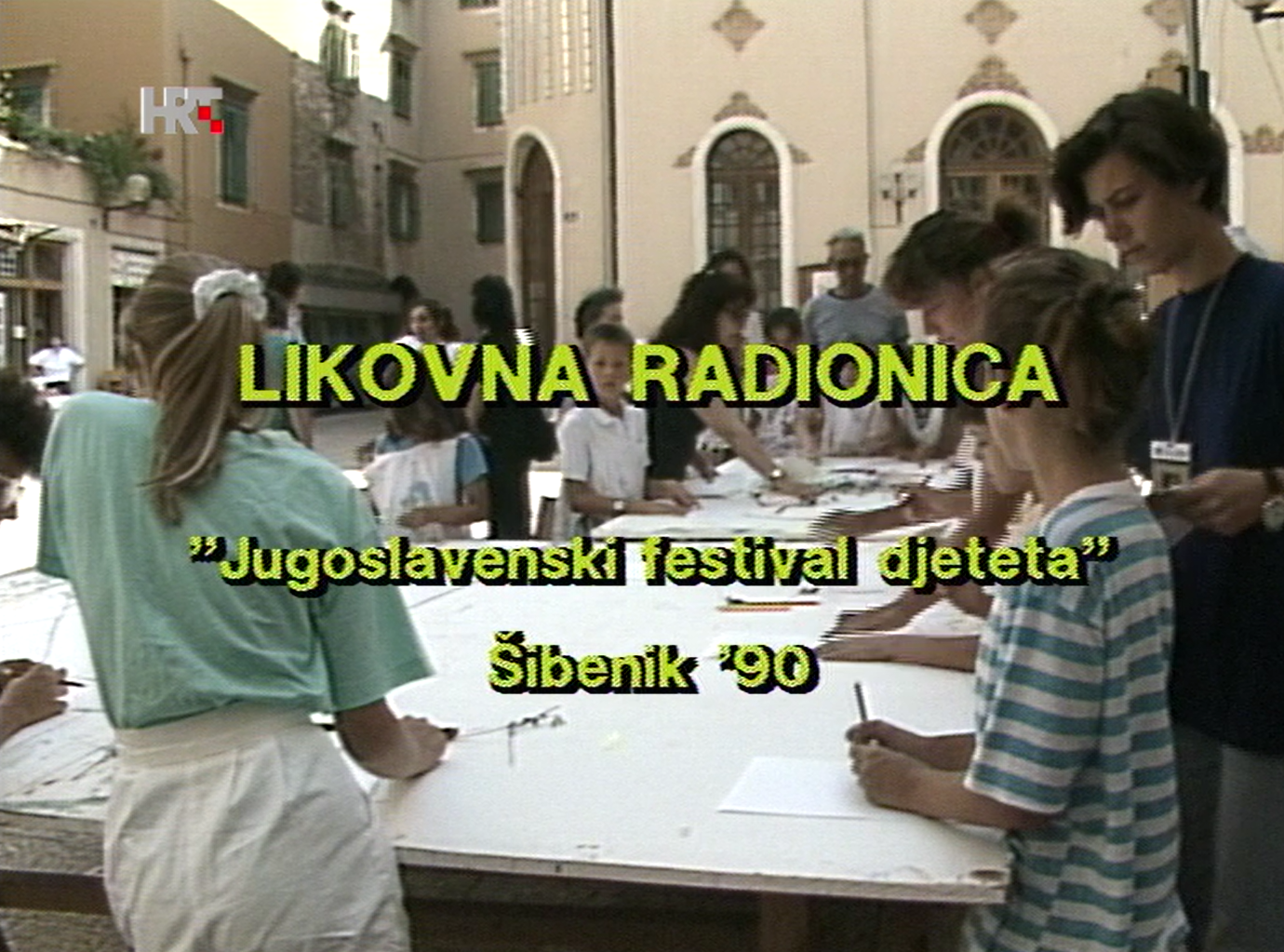 Likovna radionica - Jugoslavenski festival djeteta '90.