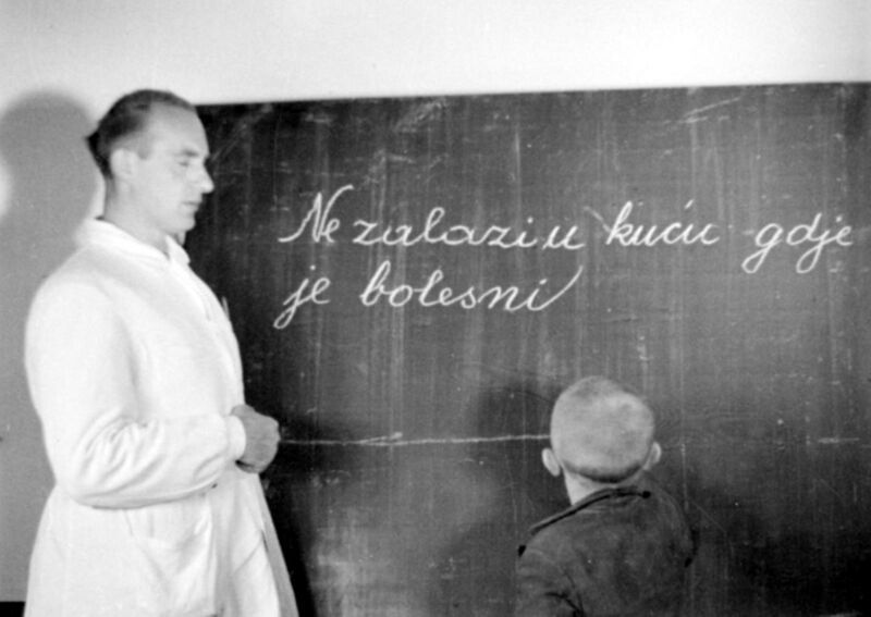 U zao čas - Predavanje liječnika školarcima