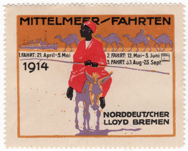 Mittelmeer / Fahrten 1914