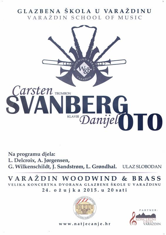 Carsten Svanberg, trombon i Danijel Oto, klavir, 24. ožujka 2015