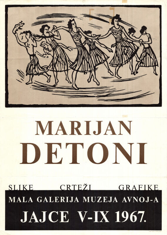Marijan Detoni slike crteži grafike