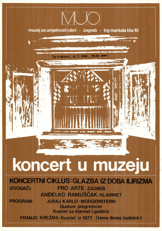 KONCERTNI CIKLUS:GLAZBA IZ DOBA ILIRIZMA...