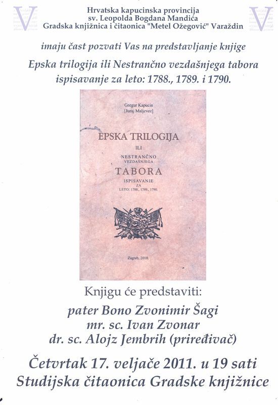 Epska trilogija ili Nestrančno vezdašnjega tabora ispisivanje za leto