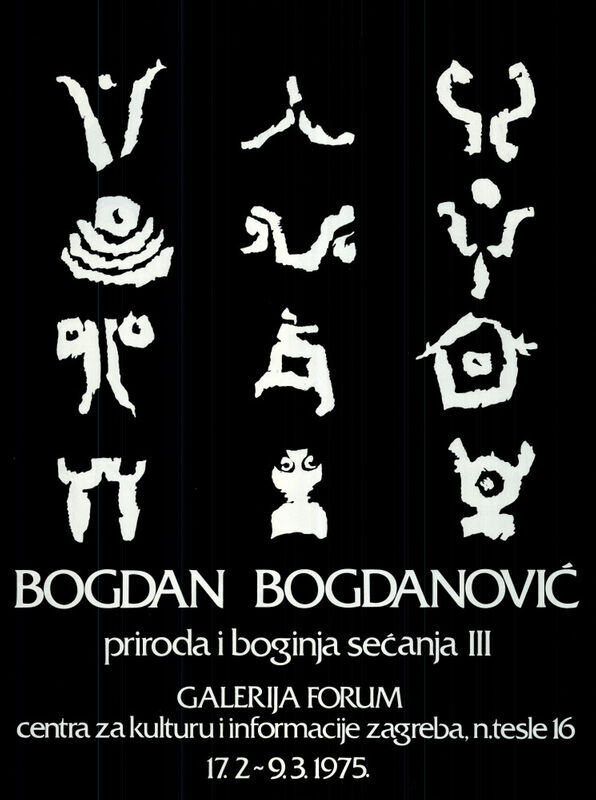 Bogdan Bogdanović priroda i boginja sećanja