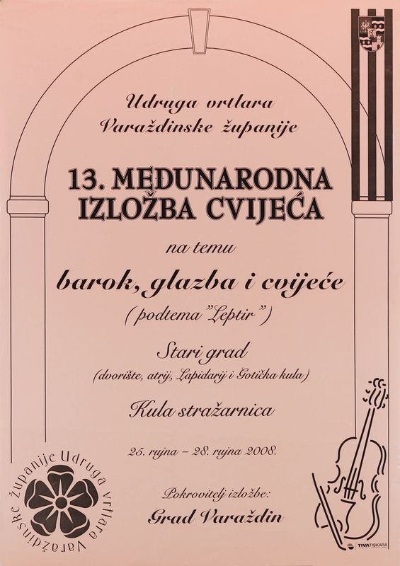13. međunarodna izložba cvijeća na temu barok, glazba i cvijeće