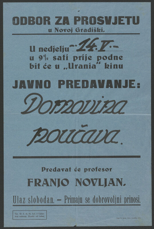 Predavanje "Domovina poučava"