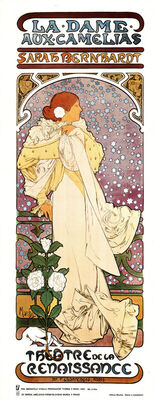 La dame aux camelias Sarah Bernhardt