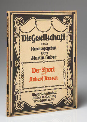 Der Sport von Robert Hessen , Frankfurt am Main Literarische