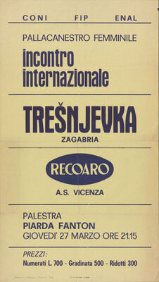 Prijateljski susret Trešnjevka Zagreb - AS Vicenza