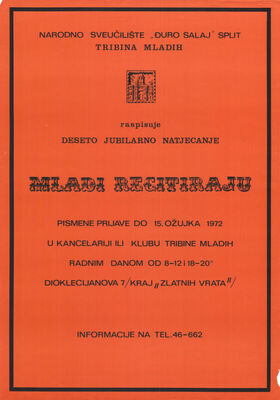 Mladi recitiraju, 1972