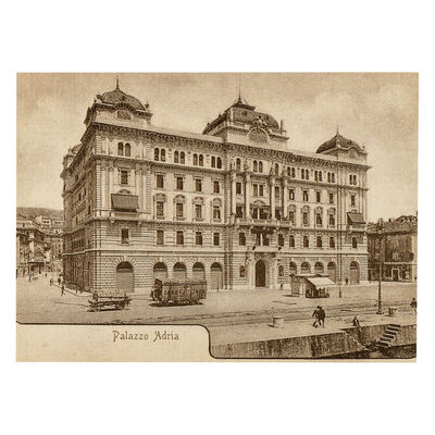 Palača "Jadran" : Pogled s mora, oko 1900.