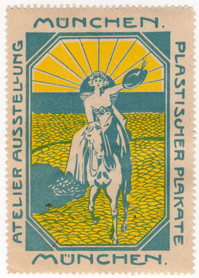 Atelier ausstellung plastischer plakate München