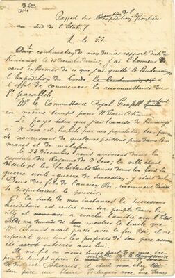 Izvješće o izvršenju expedicije 1892. g.