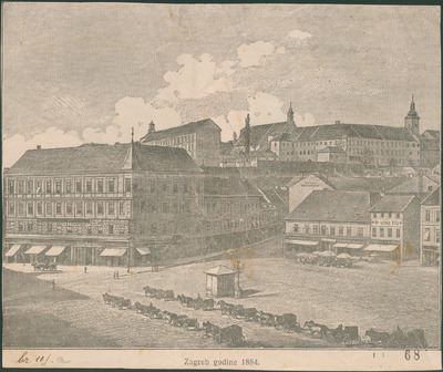 Zagreb godine 1884.