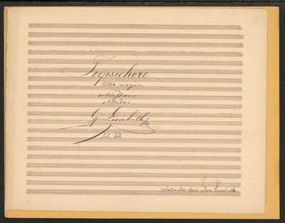 Gj. Eisenhuth: Terpsichore, polka mazur, op. 53