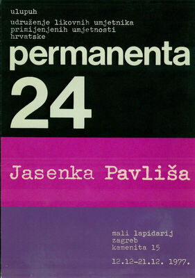Permanenta 24 - Jasenka Pavliša
