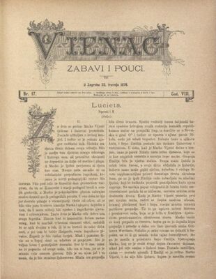 Vienac : zabavi i pouci. : 8,17(1876)