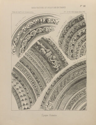 LIB-001752a: Architecture & Sculpture en France. Documents s