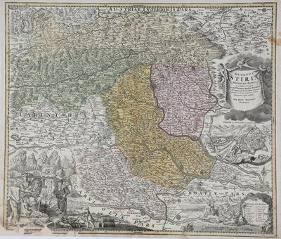 Ducatus Stiriae novissima tabula ...