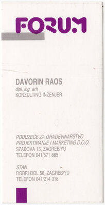 FORUM poduzeće za građevinarstvo