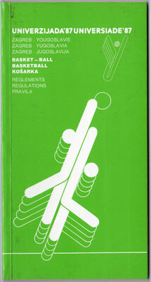 Univerzijada '87 Zagreb Jugoslavija košarka pravila
