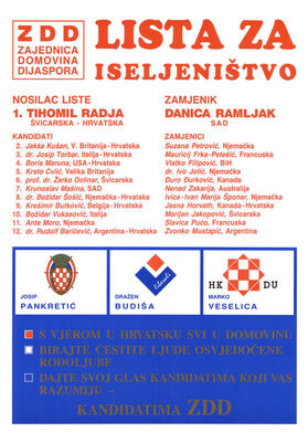 LISTA ZA ISELJENIŠTVO