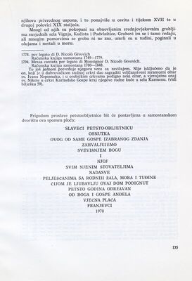 Spomenica gospe anđela u Orebićima 1470-1970.