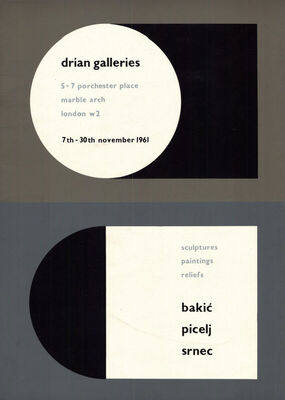 bakić picelj srnec sculptures paintings reliefs