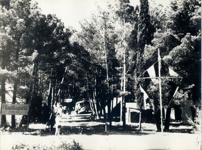 Pogled na Plava Laguna Camp Hotel