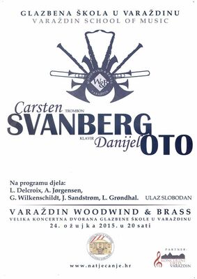 Carsten Svanberg, trombon i Danijel Oto, klavir, 24. ožujka 