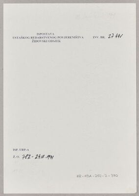Lipa Zlatko - dozvola stanovanja