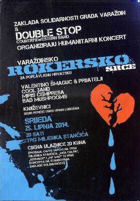 Varaždinsko rokersko srce za poplavljenu Hrvatsku