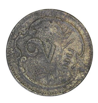 AUSTRIJA, kovanica od 2 hellera, 1911.