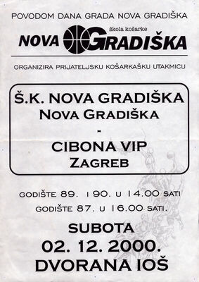 Nova Gradiška - Cibona VIP