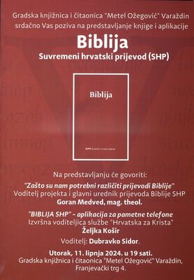 Predstavljanje knjige i aplikacije ˝Biblija