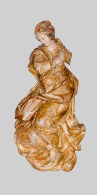 Sculpture - Madonna, figural group of the Coronation of Mary
