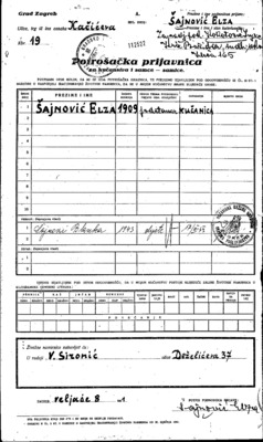 Potrošačka kartica prezime Šajnović