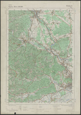 Karta JNA 1: 50000 Kranj 4