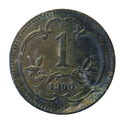 AUSTRIJA, kovanica od 2 hellera, 1911.