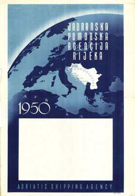 JADRANSKA POMORSKA AGENCIJA RIJEKA 1950