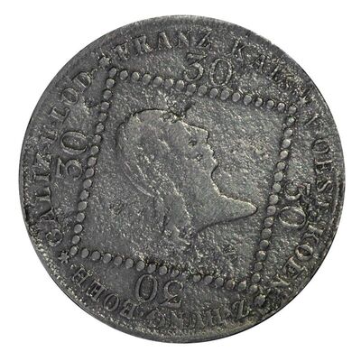 AUSTRIJA, FRANZ II. (1792-1804-1835), Kovanica 30 Kreuzera 1