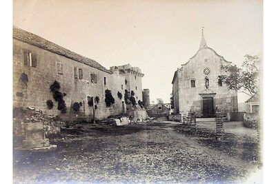 Škrip, Kaštel Cerineo i crkva sv. Jelene