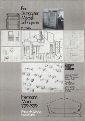 Ein Stuttgarter Mobel-'designer' Hermann Maier