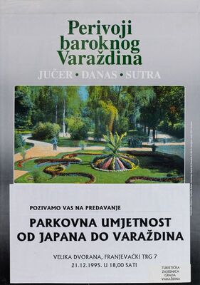 Parkovna umjetnost od Japana do Varaždina, 21.12.1995., Veli