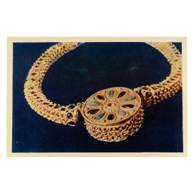 Gold breast adornement, Armaziskhevi (Mtskheta); the 2nd cen