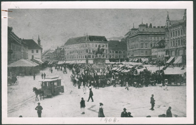 Jelačićev trg 1908.