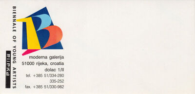 BIENNALE OF YOUNG ARTISTS