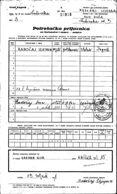 Potrošačka kartica prezime Radočaj
