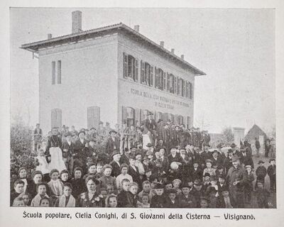 Scuola popolare, Clelia Conighi, di S. Giovanni della Cister