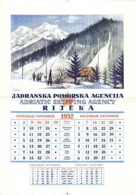 JADRANSKA POMORSKA AGENCIJA RIJEKA 1952